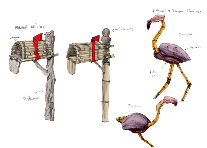 Sims Castaway Concept Art