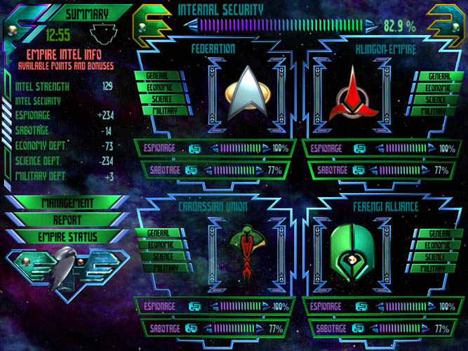 ST BOF: Romulan UI - Main Intel